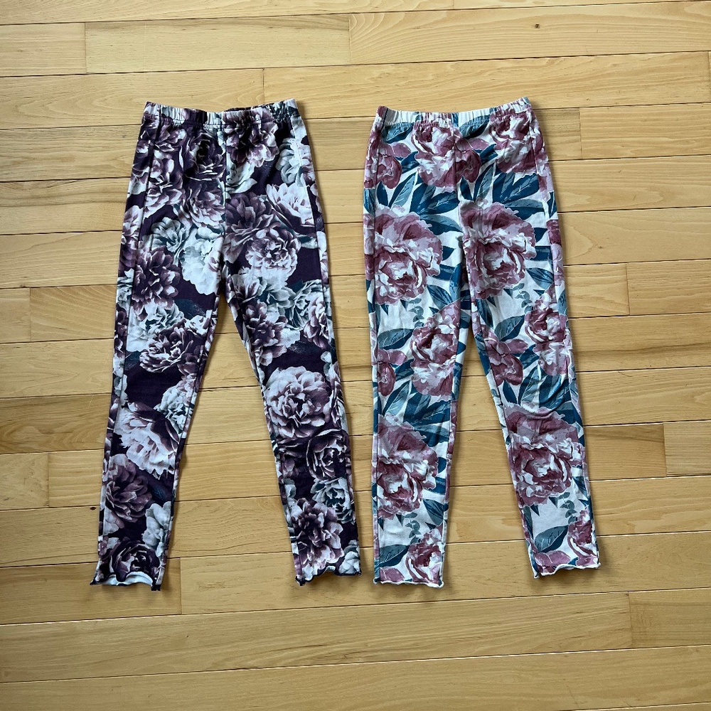 Joyfolie Set of 2 Leggings Sz 7 - Picture 4 of 9